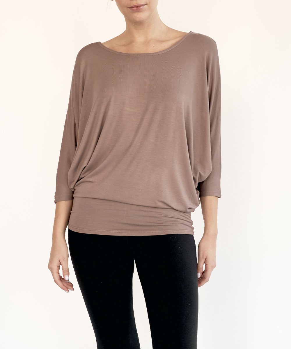 BAMBOO SIDE DRAPE DOLMAN 